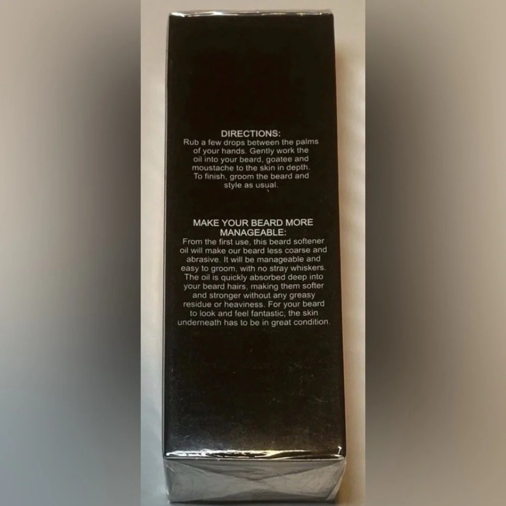 Beard Oil for Men. Brand New Still In Sealed Packaging. Exp 2027